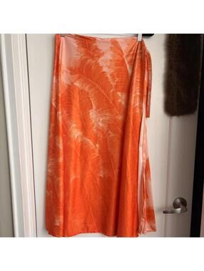 ORANGE BEACH WRAP SKIRT